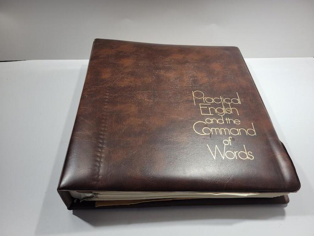 Vintage Practical English & The Command Of Words Roy H Copperud Binder USA